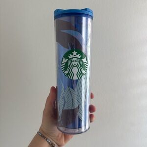 Starbucks Blue Leaves & Siren Grande 16oz Acrylic Travel Tumbler